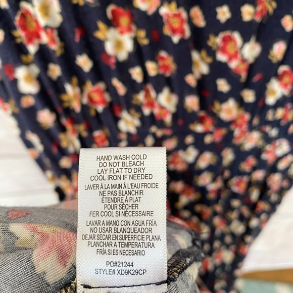 Cortena Smocked Waist Floral Knit Dress Plus Size 3X super comfortable! - Picture 8 of 8